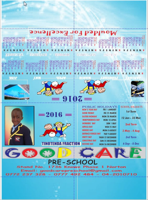 Good Care Desk Calender