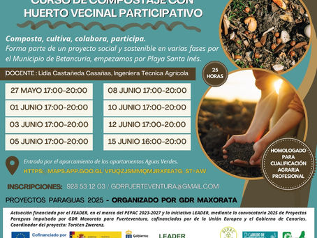 CURSO EN AGUAS VERDES DE COMPOSTAJE Y HUERTO DE AUTOCONSUMO VECINAL
