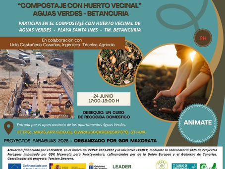 Encuentro vecinal en Aguas Verdes. Betancuria