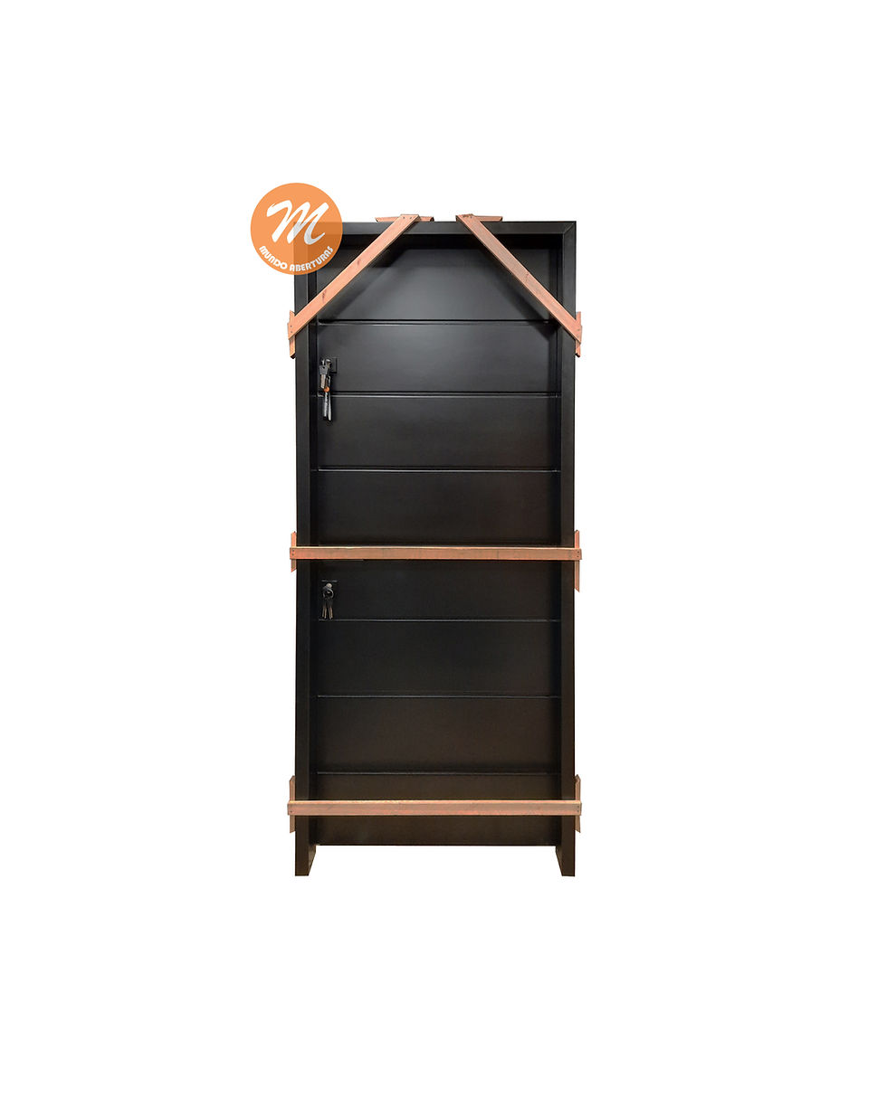 Miniatura: Puerta Exterior En Cedro De 2 Y 1/2 Pulgadas Con Bastidor