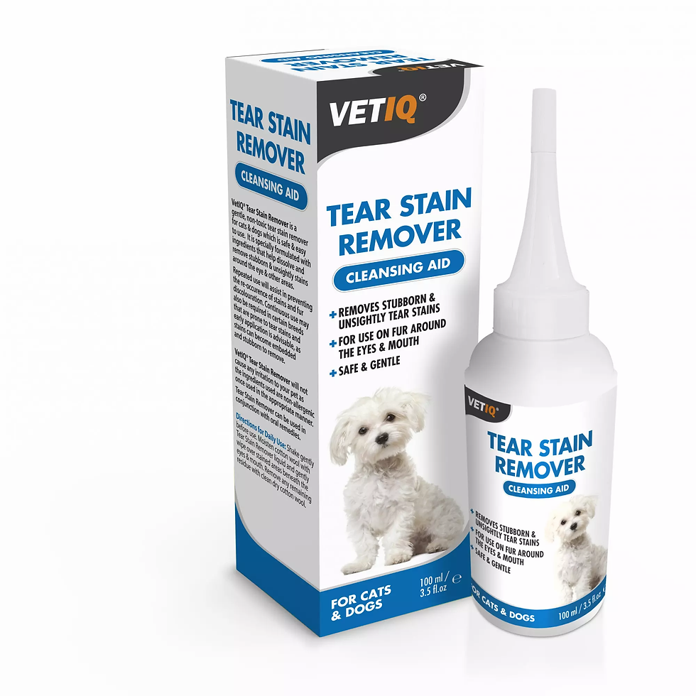 VETIQ Tear Stain Remover - Cleansing Aid 100ml. For Cats & Dogs