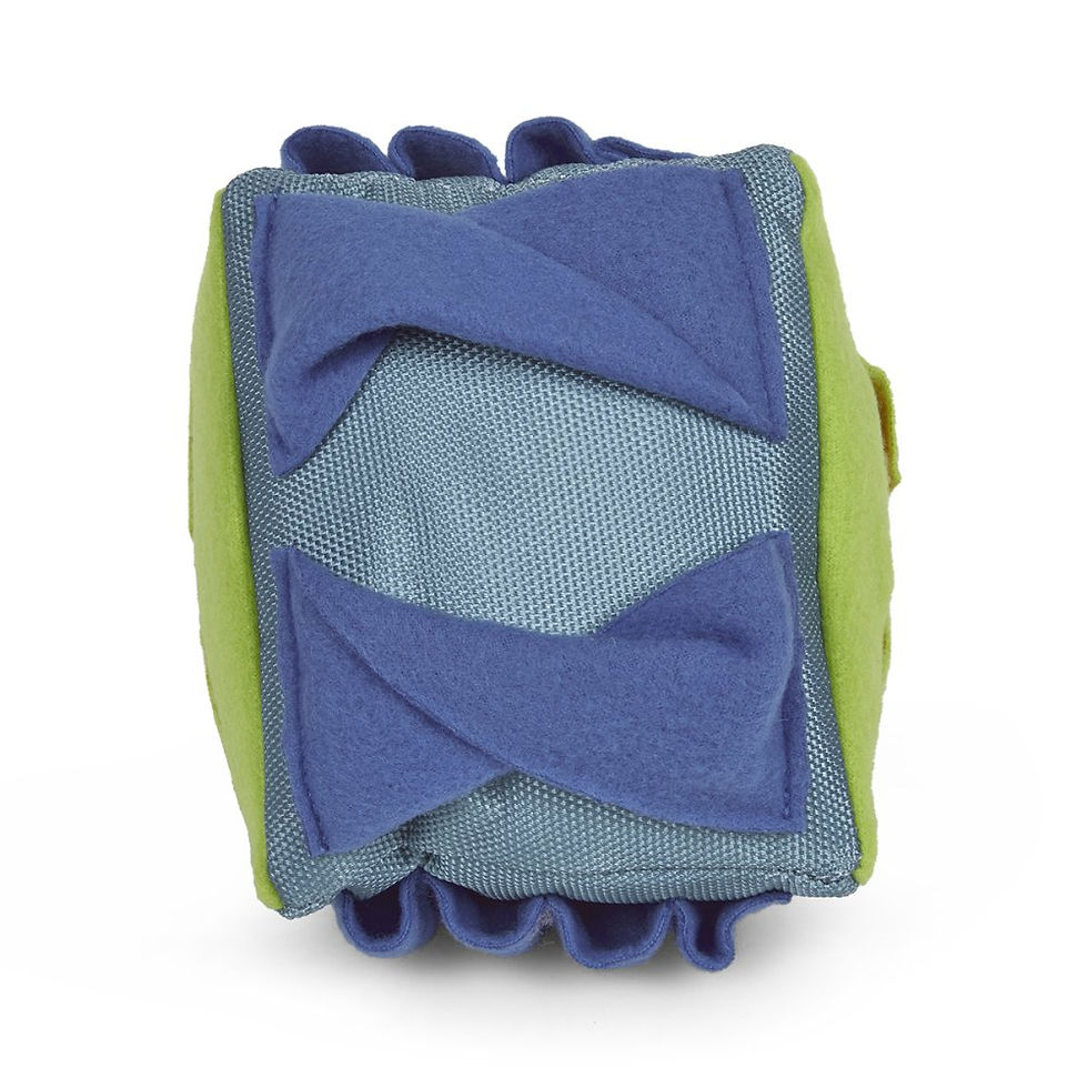 Thumbnail: FABRIC SNUFFLE TRIANGLE PET TREAT PUZZLE