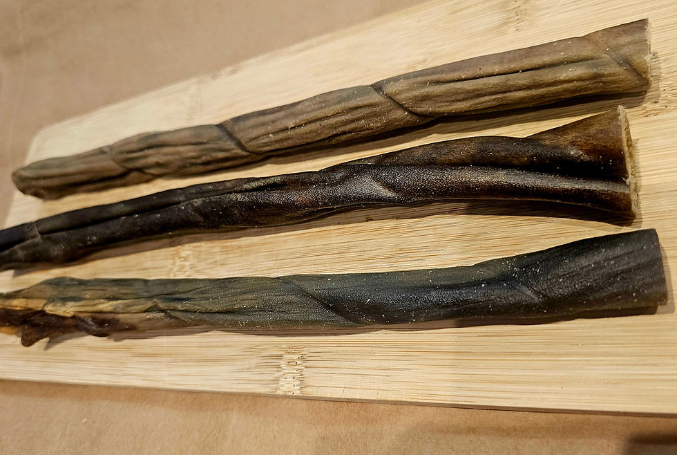 Thumbnail: 3 x 30cm Goat Hide Rolls