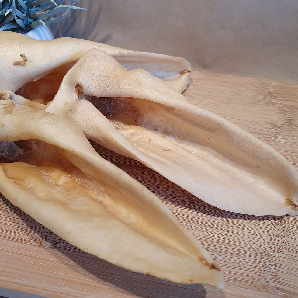 Thumbnail: Goat Ears (Without Fur) Natural Dog Chew. Low Fat - Easy Chew. 70g