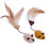 Thumbnail: CATKINS 2 PACK FEATHER TAIL MICE CAT TOY