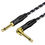Thumbnail: DREMAKE Guitar Cable - 1/4 Inch Straight to Right Angle Instrument Cable