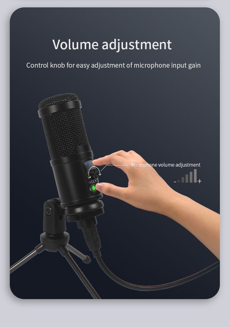 Thumbnail: USB Microphone Professional Condenser Microphones for PC Recording Studio