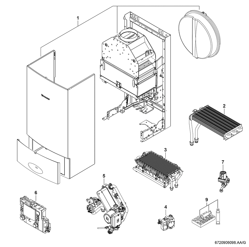 Bosch Gas-Heizwertgerät wandhängend