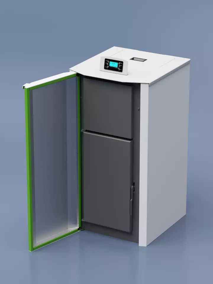 Miniaturbild: Automatischer RW A++ MiniPellet Pelletkessel / Pelletheizung 18 kW Komplettpaket