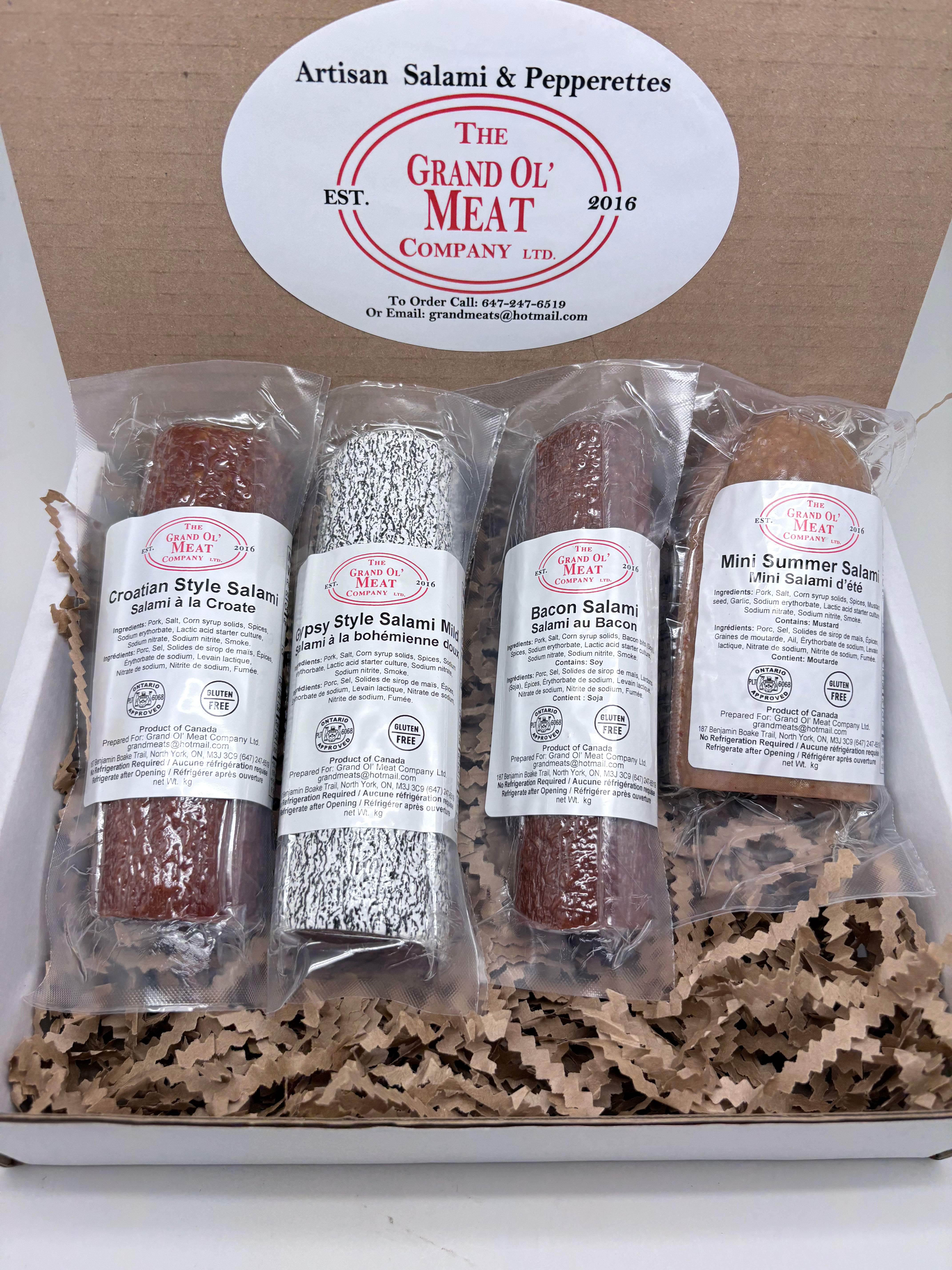 Salami Sampler Box 