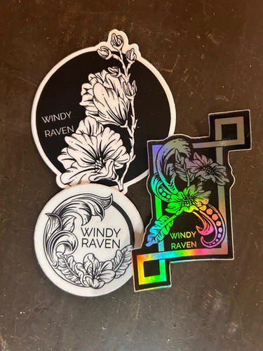 Floral Sticker Pack | Windy Raven