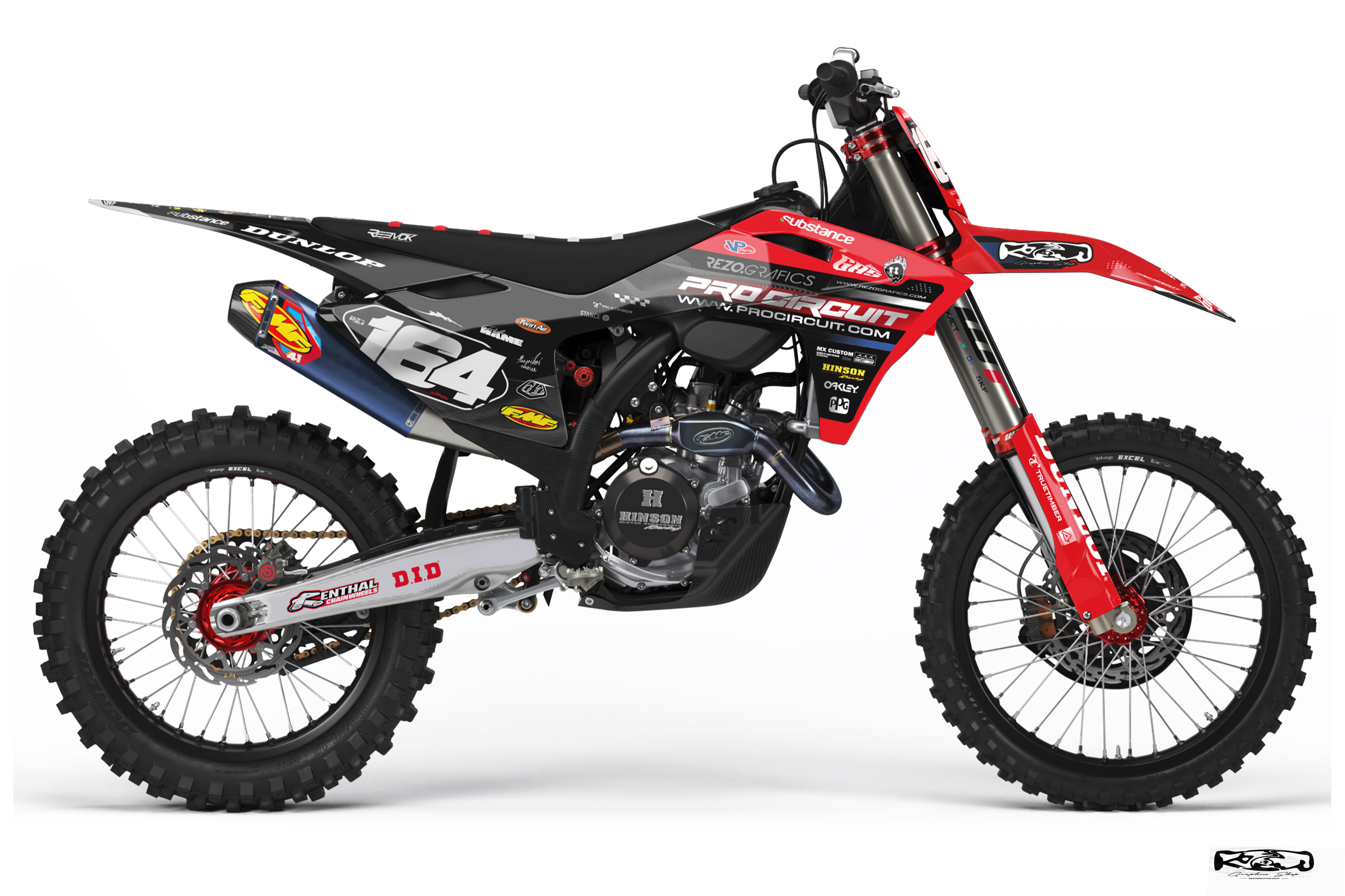 kit déco motocross gasgas factory replica 2.6