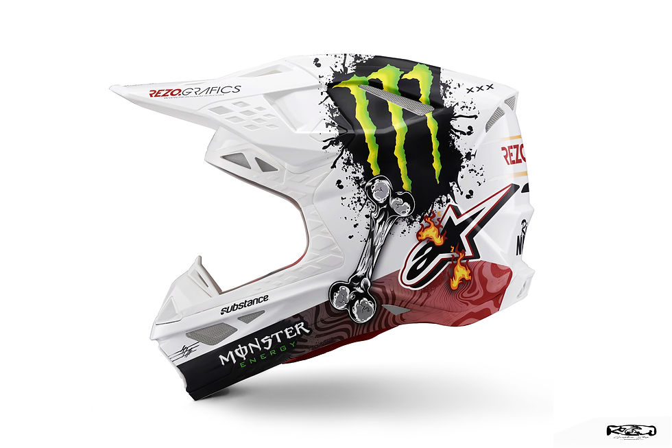 kit déco casque alpniestars sm10 r-broke serie 2.6