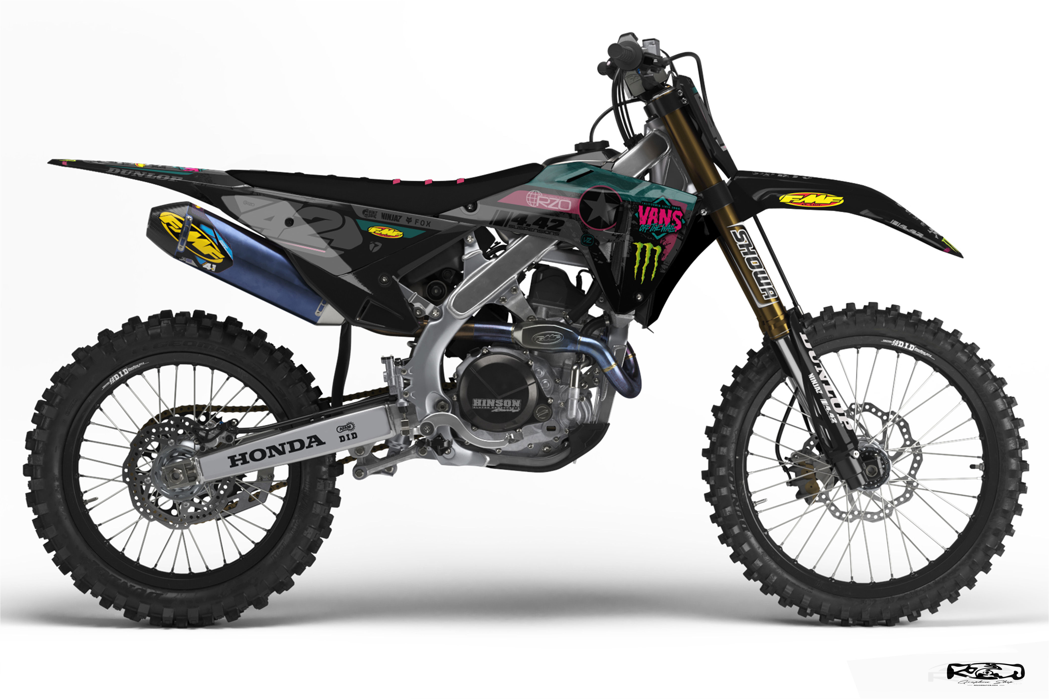kit déco motocross honda vans serie 2.5