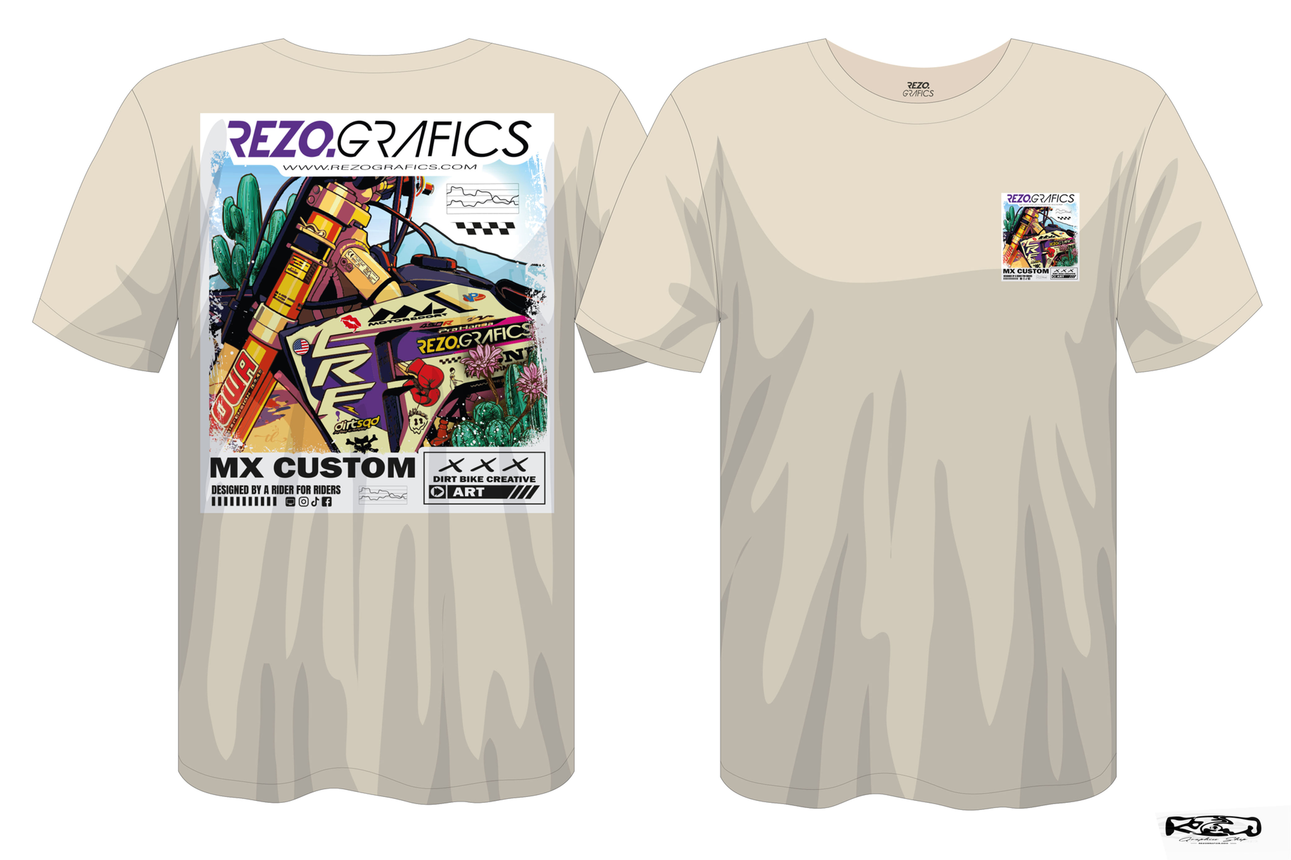 t-shirt rezo grafics tl serie 2.6