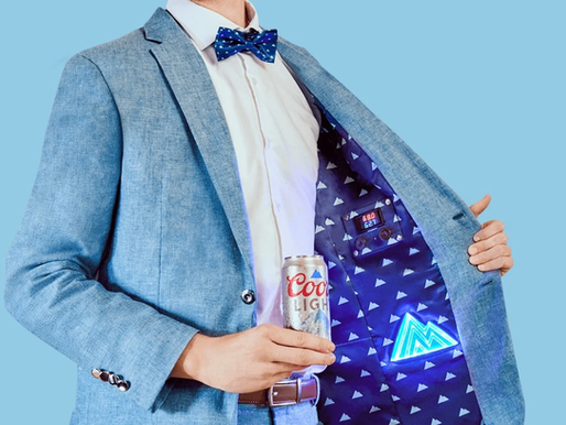 Beverages: Cooling Down the Ceremony: Coors Light Offers Icy Formalwear for a Warmer World