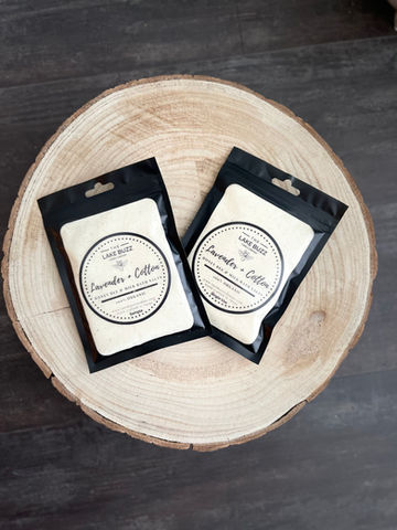 scented Bath salts for a little bit of you time. Scents by the lake buzz candle company