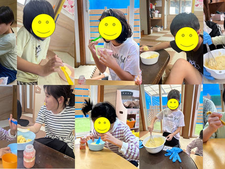 お芋蒸しパンを作ったよ