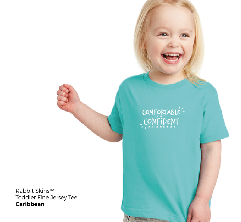Thumbnail: "Comfortable & Confident" Toddler Fine Jersey Tee