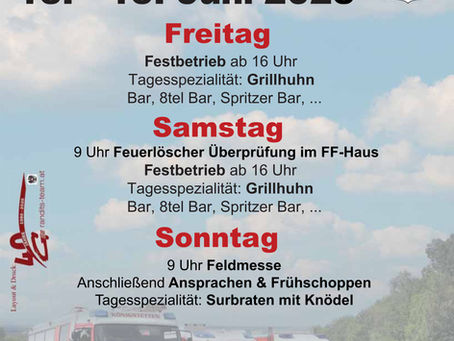 13.-15.06.2025 - Feuerwehrfest