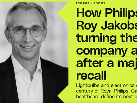 How Philips CEO Roy Jakobs is turning the company around after major recall: