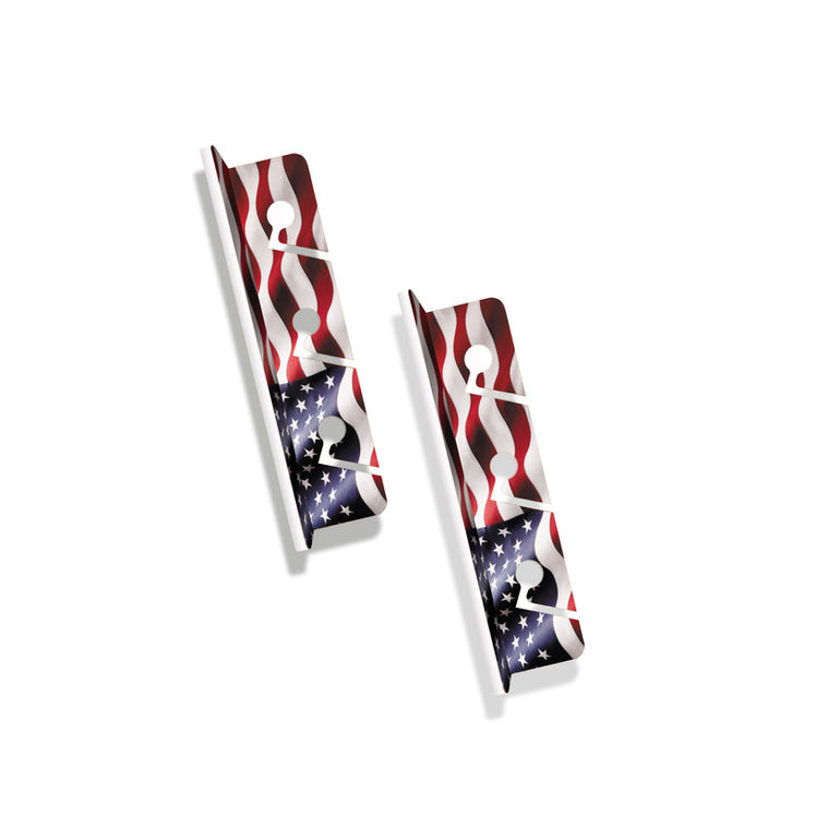 US Flag 3-Holder Rod Rack