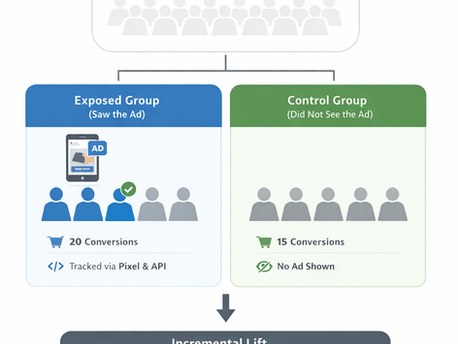 graph showing how incremental attribution works