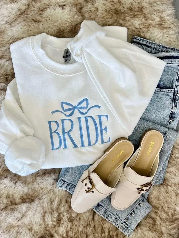 Bride Bow Crewneck