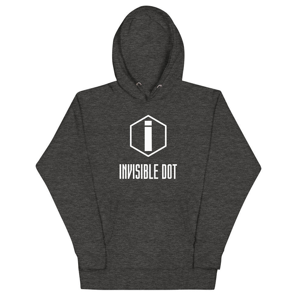 Thumbnail: Invisible Dot Logo Unisex Hoodie