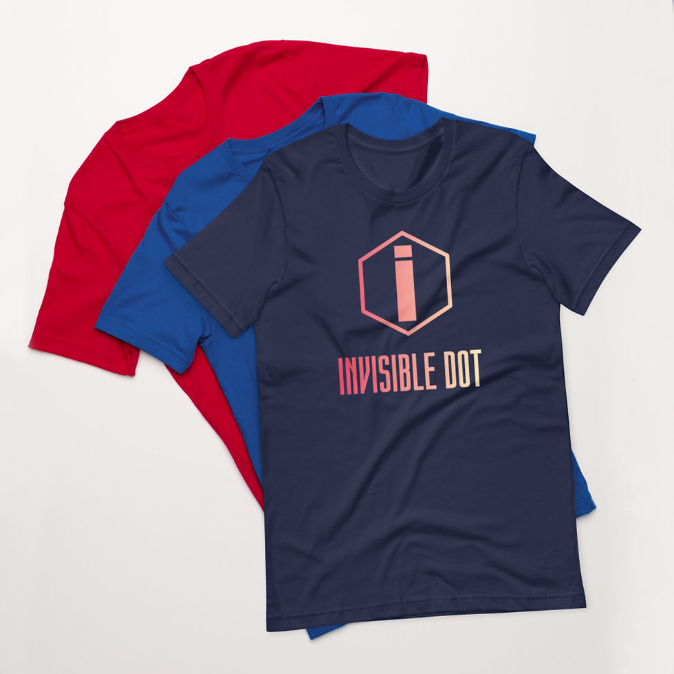 Thumbnail: Invisible Dot Fade Logo T-Shirt - Inner Tag