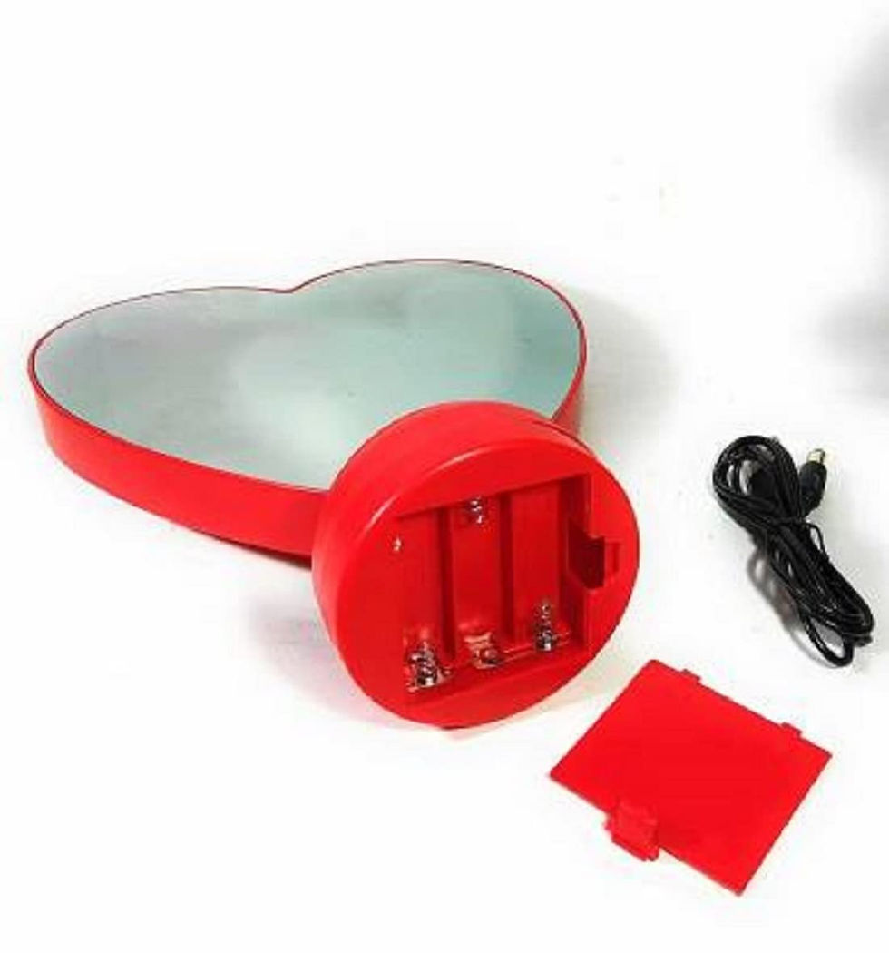 Thumbnail: Red Heart Shaped Magic Mirror + Photo Frame