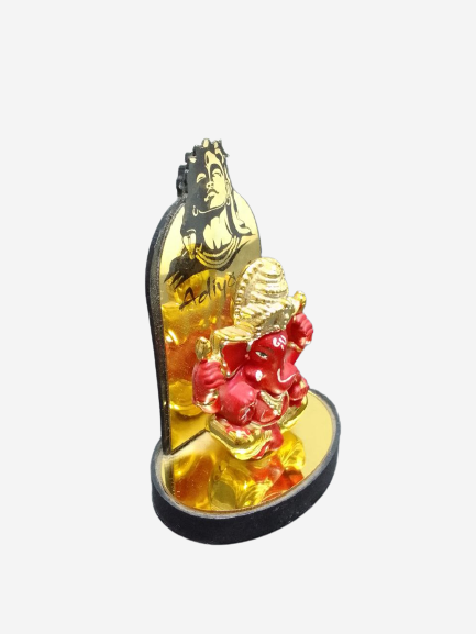 Thumbnail: Stylish Glossy Look Lord Ganesha Idols for Car dashboard