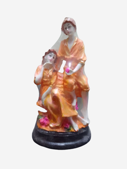 Couple Statue Showpiece Polio Human Figurine For Home Decor