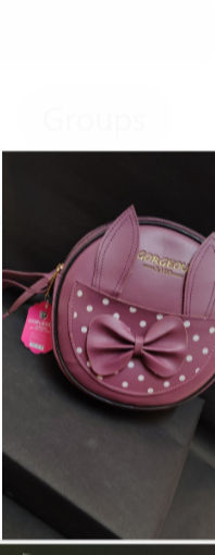 Thumbnail: Round Crossbody Bag with Bow Detail, Black Patent Leather, Floral Embellishments