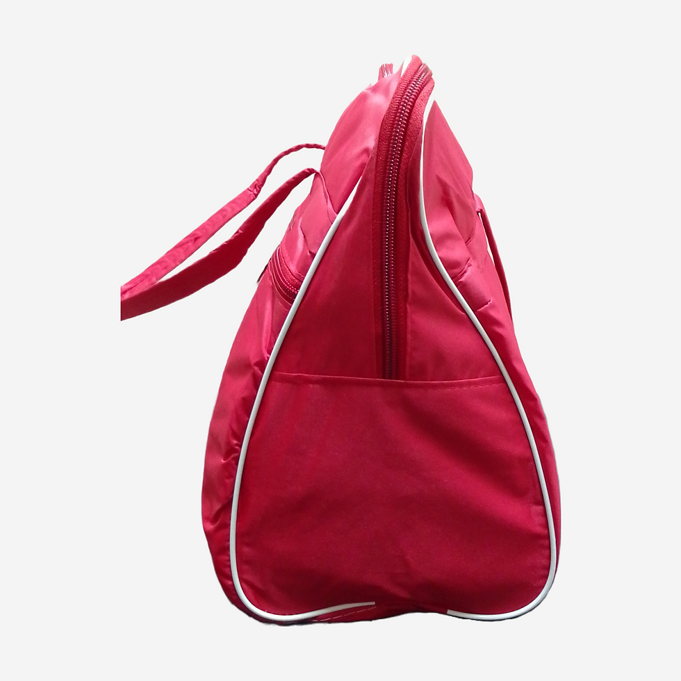 Thumbnail: Woodland® Aesthetic Ladies Red/Lavender/Cobalt/Black Handbag | Duffel Bag
