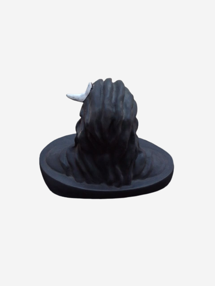 Thumbnail: Adiyogi Dhyana Mudra Marble dust Adiyogi Statue Shiva Black Color Idol