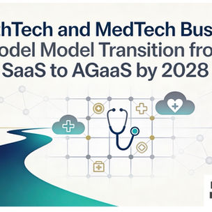 HealthTech and MedTech Business Model Transition from SaaS to AGaaS by 2028