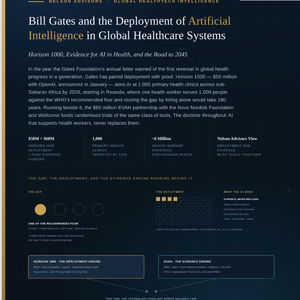 Bill Gates and the Deployment of Artificial Intelligence in Global Healthcare Systems
