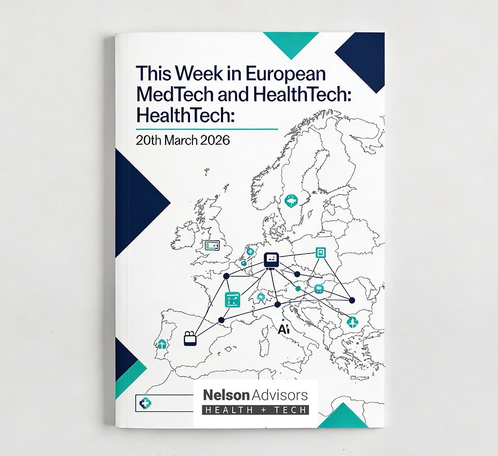 This Week in European MedTech and HealthTech: 20th March 2026