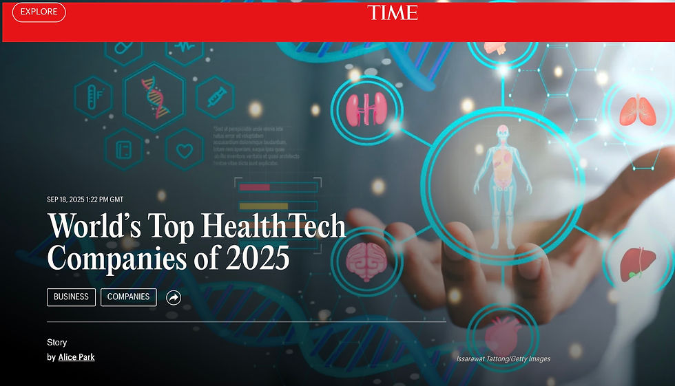 TIME's 'World's Top HealthTech Companies of 2025'