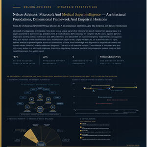 Nelson Advisors: Microsoft and Medical Superintelligence - Architectural Foundations, Dimensional Framework and Empirical Horizons