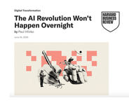 Nelson Advisors featured in Harvard Business Review: The AI Revolution Won't Happen Overnight