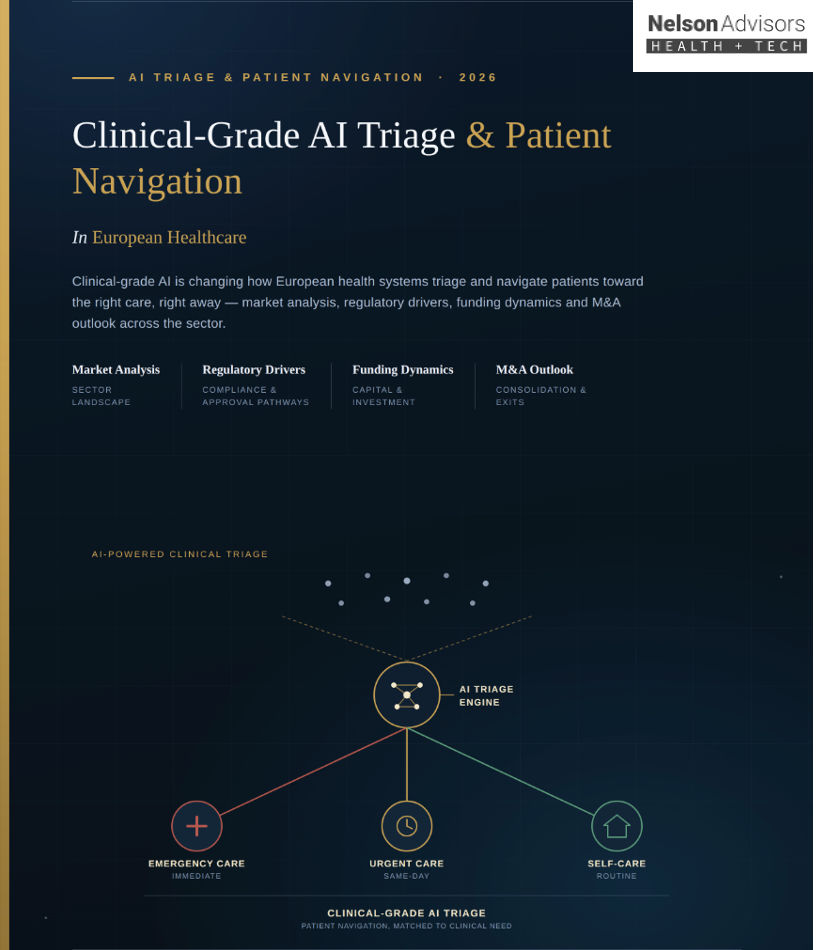 Clinical Grade AI Triage and Patient Navigation in European Healthcare: Market Analysis, Regulatory Drivers, Funding Dynamics and M&A Outlook