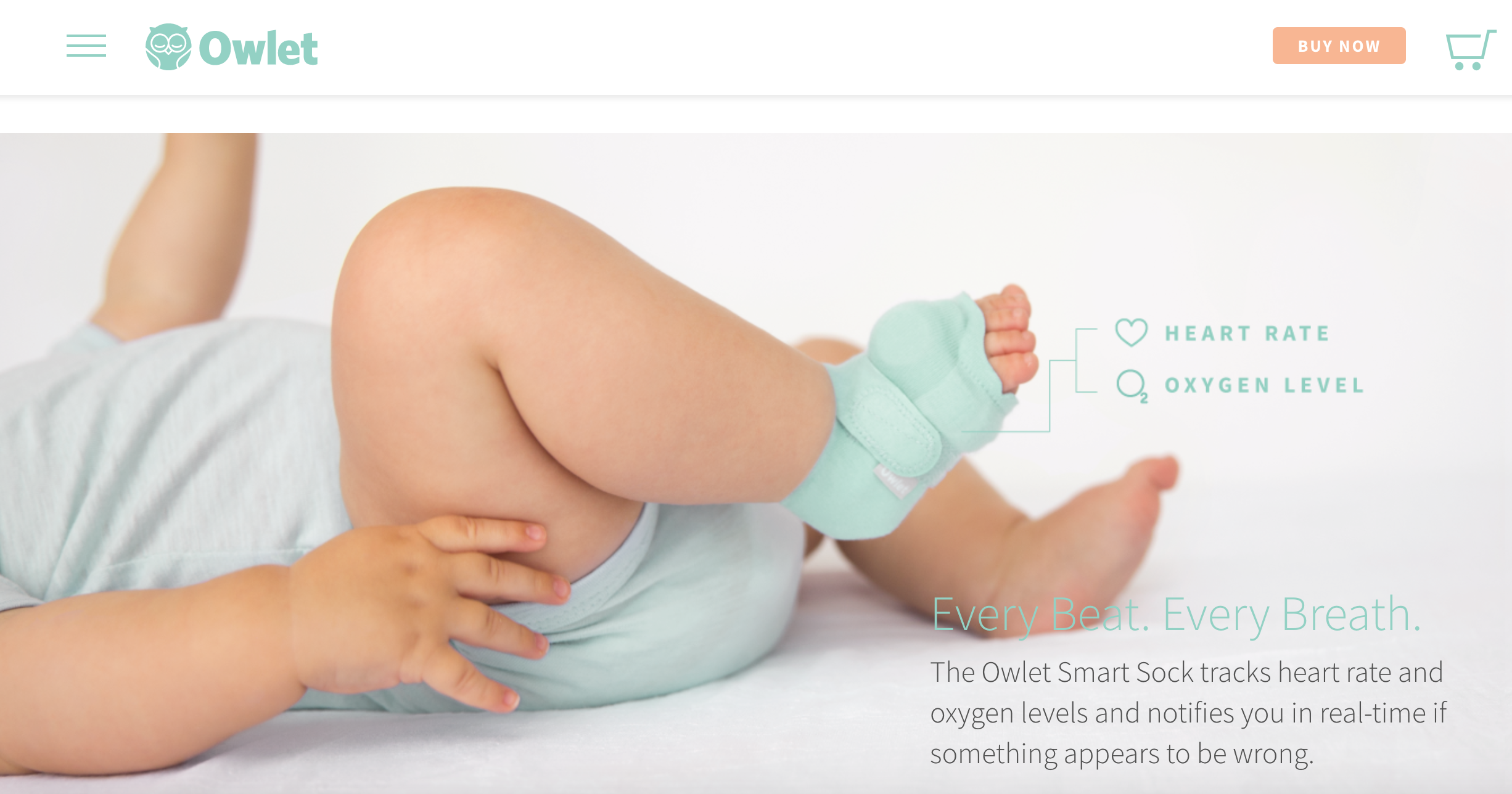 Pulse Oximetry Technology Baby sock monitor firm Owlet raises 24 million in new funding