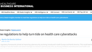 New regulations to help turn tide on health care cyberattacks