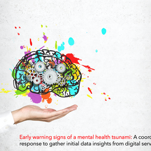 Early warning signs of a mental health tsunami: A coordinated response to gather initial data insigh