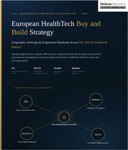 European HealthTech Buy and Build Strategy Report: Geographic Arbitrage and Origination Playbooks Across the UK, DACH, Nordics and Benelux