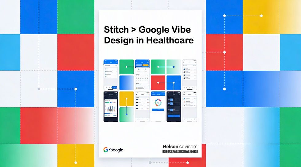 Stitch: Google Vibe Design in Healthcare