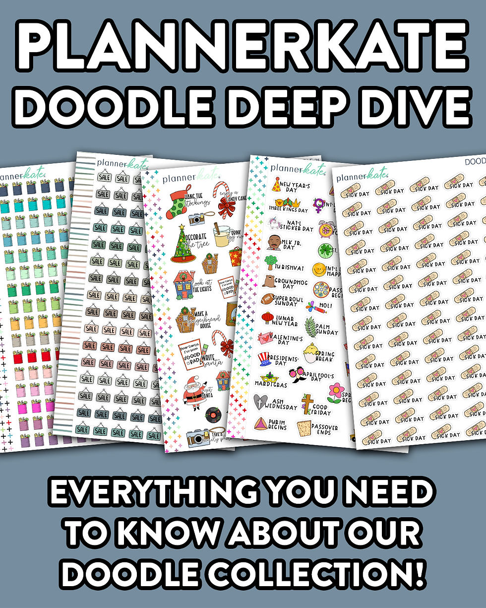 Deep Dive | PlannerKate Doodle Sheets