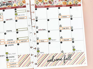 Colors of Autumn + The Happy Planner